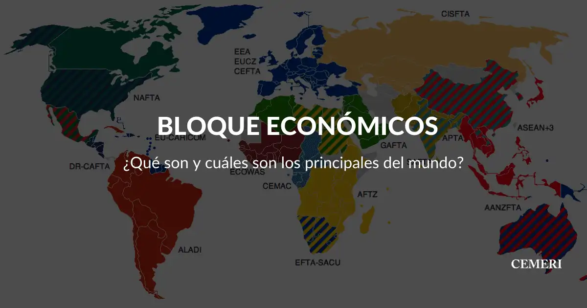 What and what are the main economic blocks in the world?